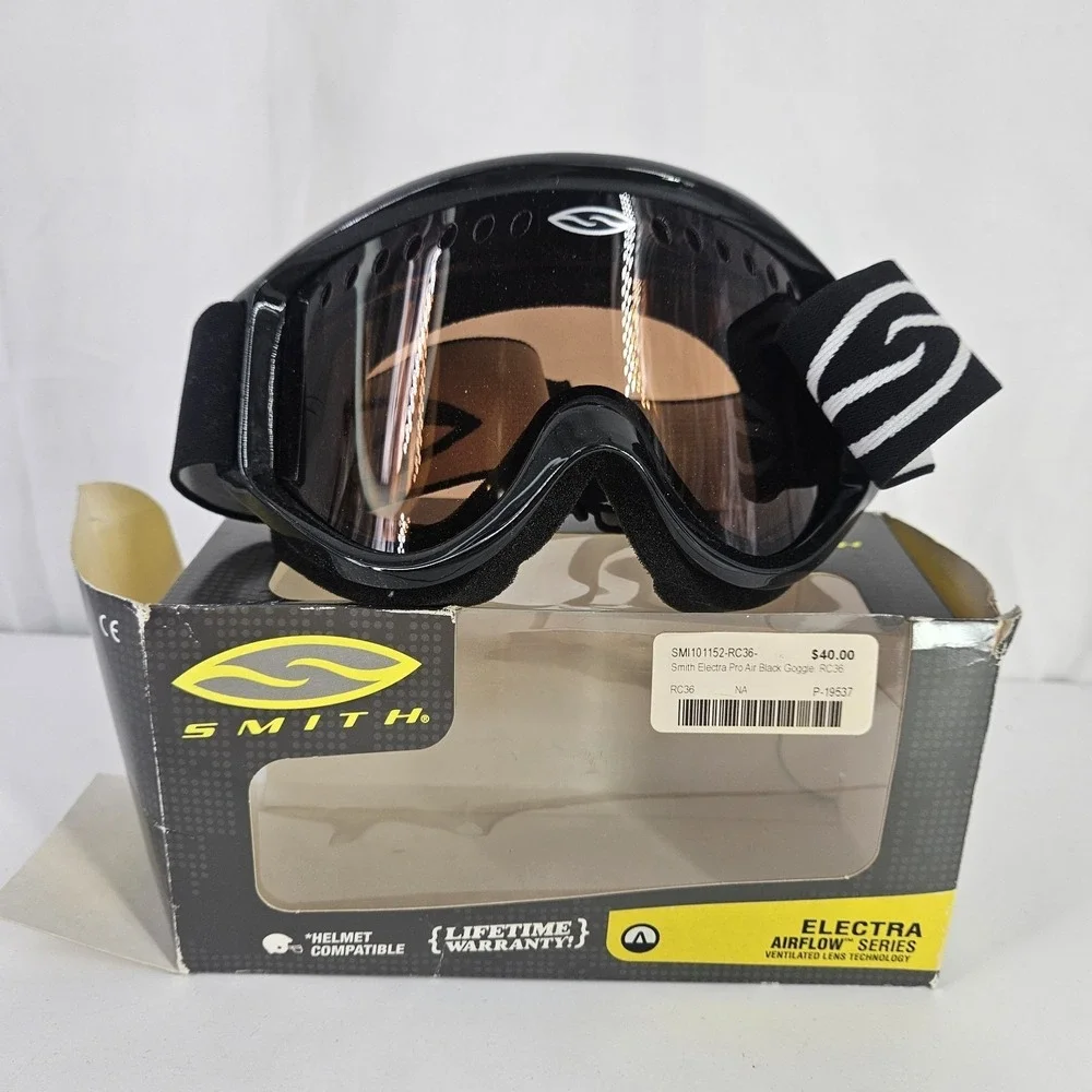 Smith Electra Airflow Series Goggles With Ventilated Lens Technology & Helme Med